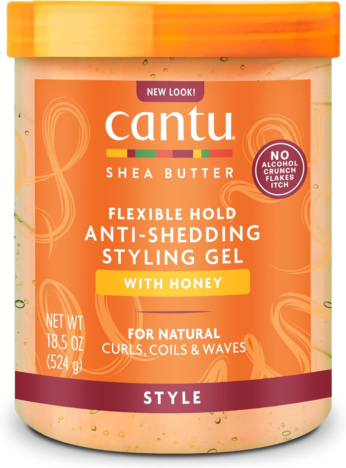 Cantu Shea Butter Maximum Hold Anti-Shedding Styling Gel with Honey