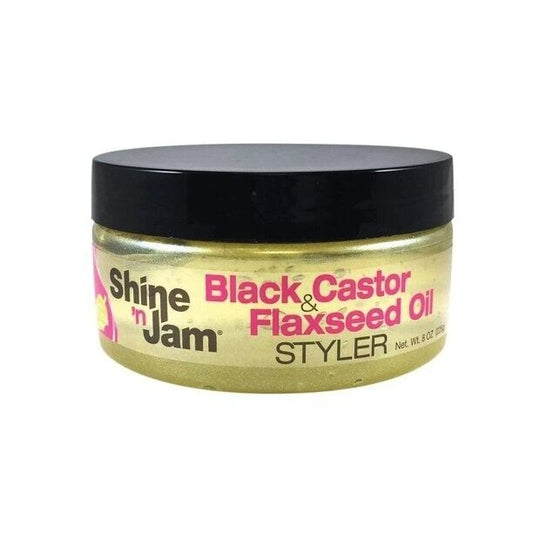 Shine n Jam Black&Castor Flaxseed Oil Styler