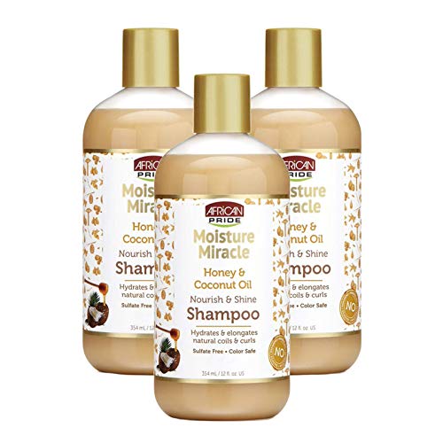 African Pride Moisture Miracle Honey & Coconut Oil Shampoo