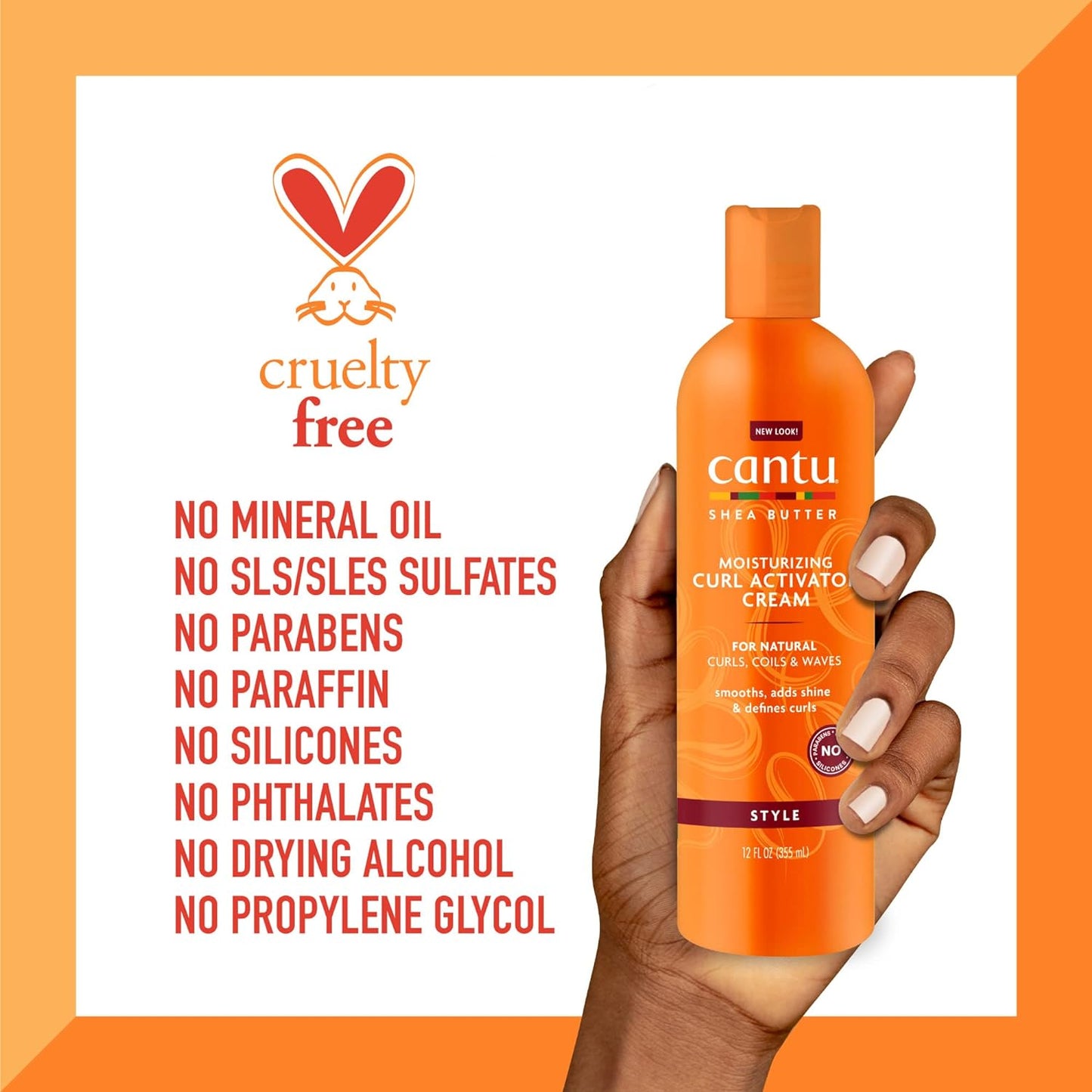 Cantu Shea Butter for Natural Hair Moisturizing Curl Activator Cream