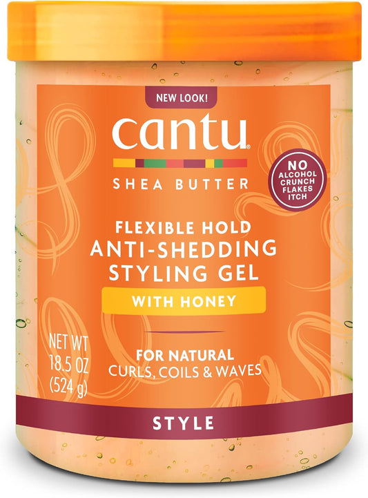 Cantu Shea Butter Maximum Hold Anti-Shedding Styling Gel with Honey