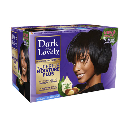 Dark and Lovely Superior Moisture Plus No Lye Relaxer Kit